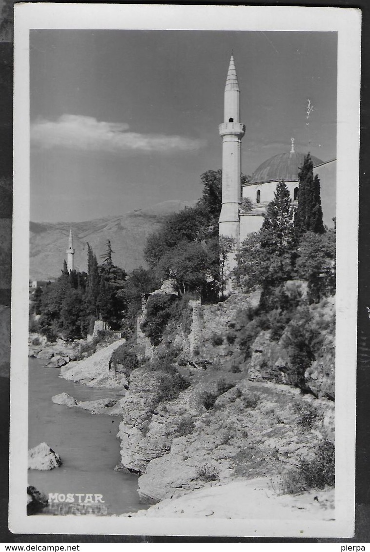 STORIA POSTALE REGNO - CARTOLINA FORMATO PICCOLO DA MOSTAR 10.05.1942 OER GENOVA -TASSATA ALL'ARRIVO - Andere & Zonder Classificatie