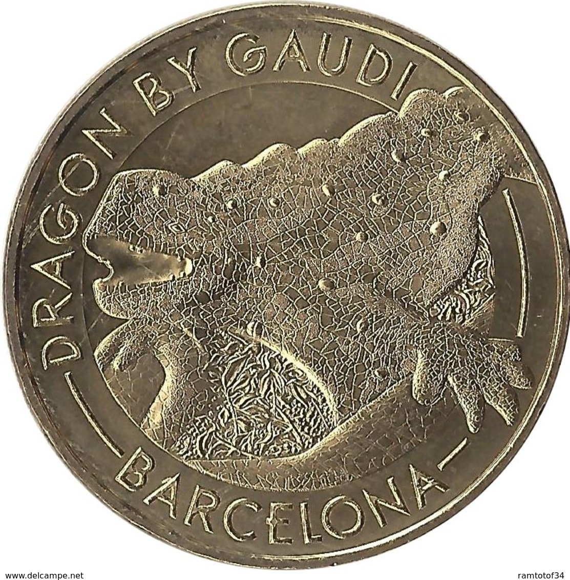 2018 MDP405 - BARCELONA - Casa Battló 8 (dragon Vers La Gauche) / MONNAIE DE PARIS - Otros & Sin Clasificación