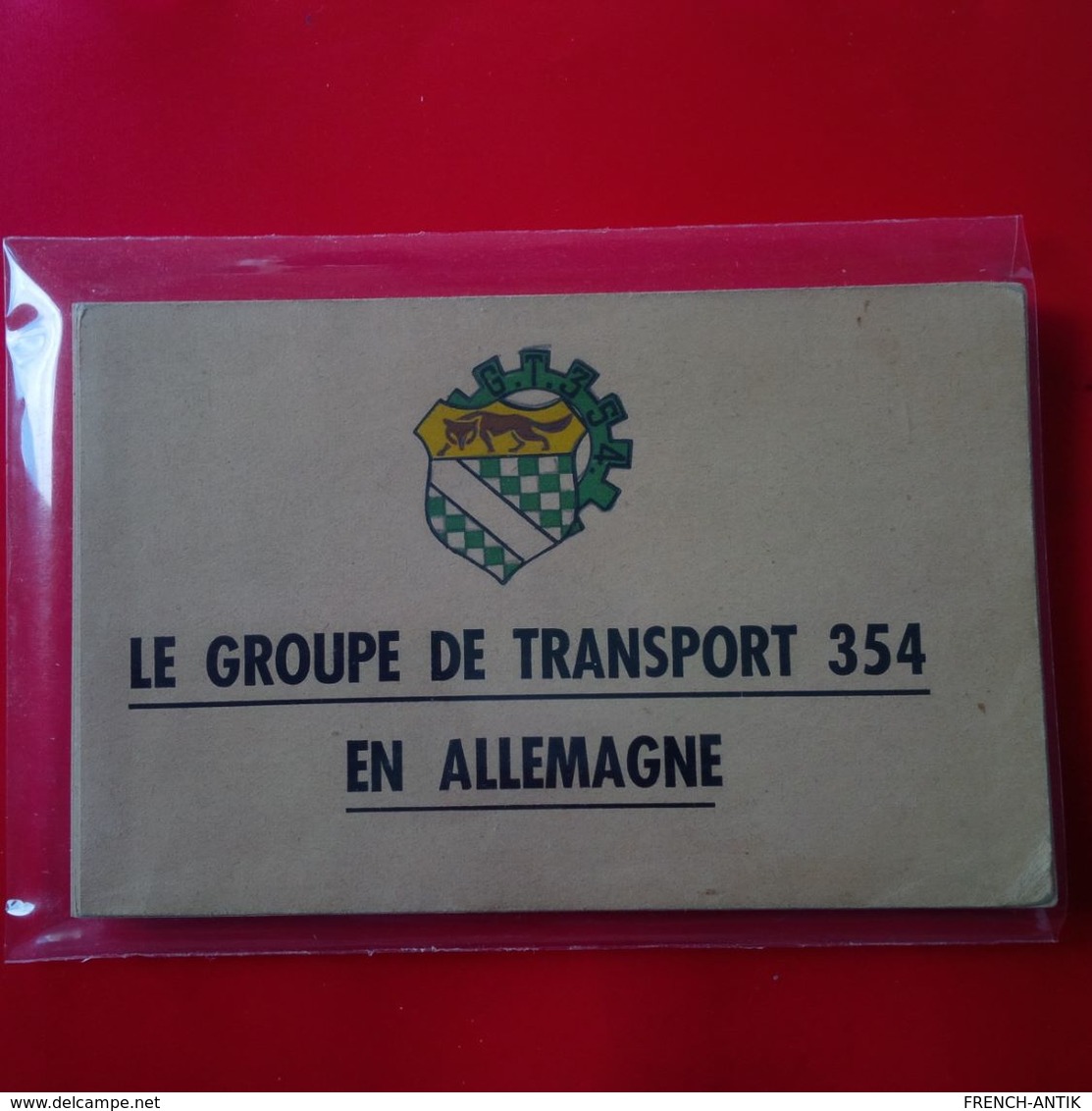 LOT 22 CARTES LE GROUPE DE TRANSPORT 354 EN ALLEMAGNE - Matériel