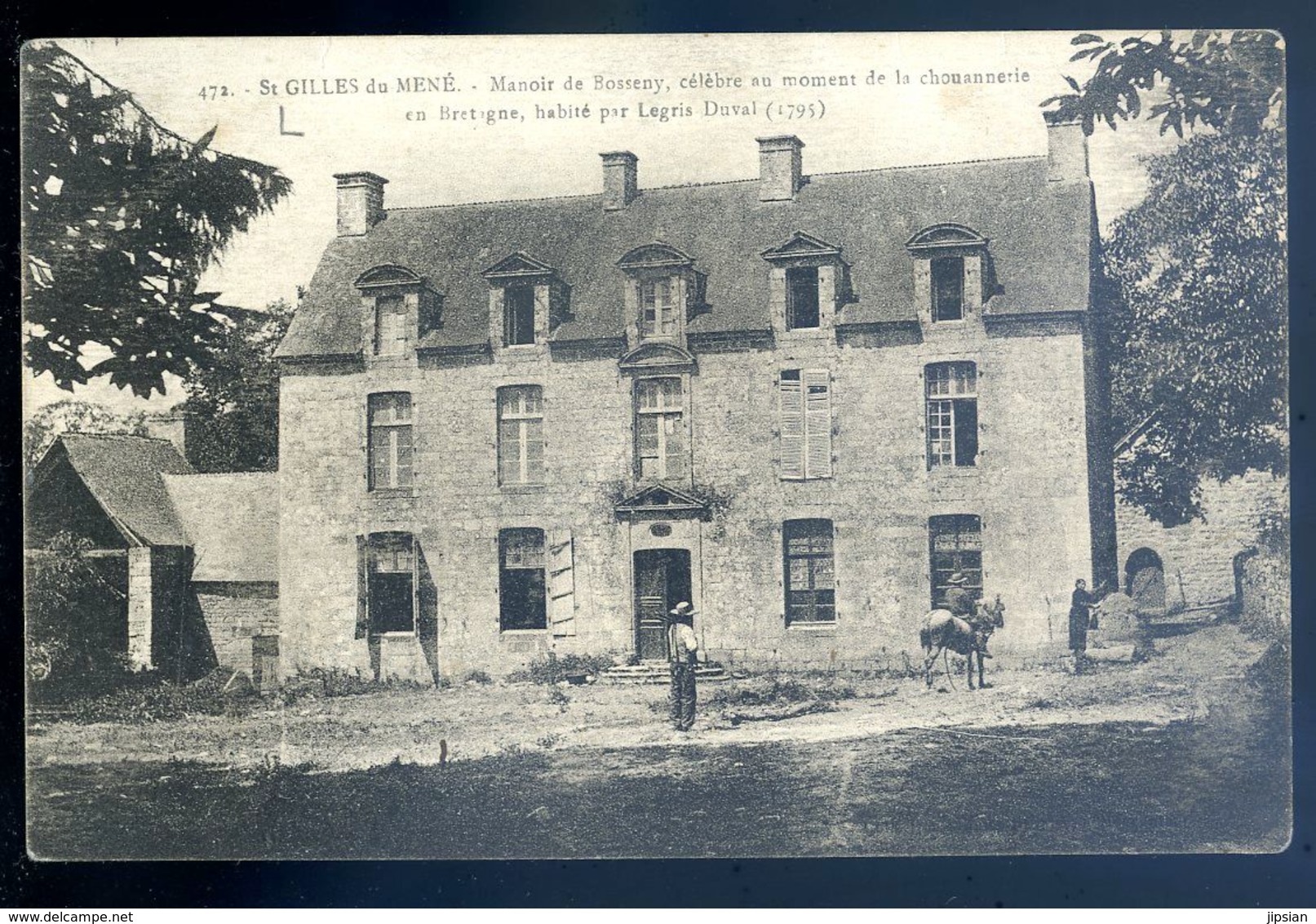 Cpa Du 22  Saint Gilles Du Méné Manoir De Bosseny     ------  Environs Loudéac    AVR20-150 - Loudéac