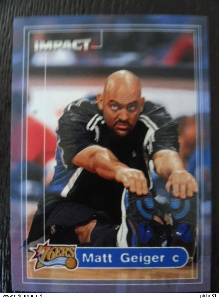 NBA - FLEER 1999 - SIXERS - MATT GEIGER - 1990-1999