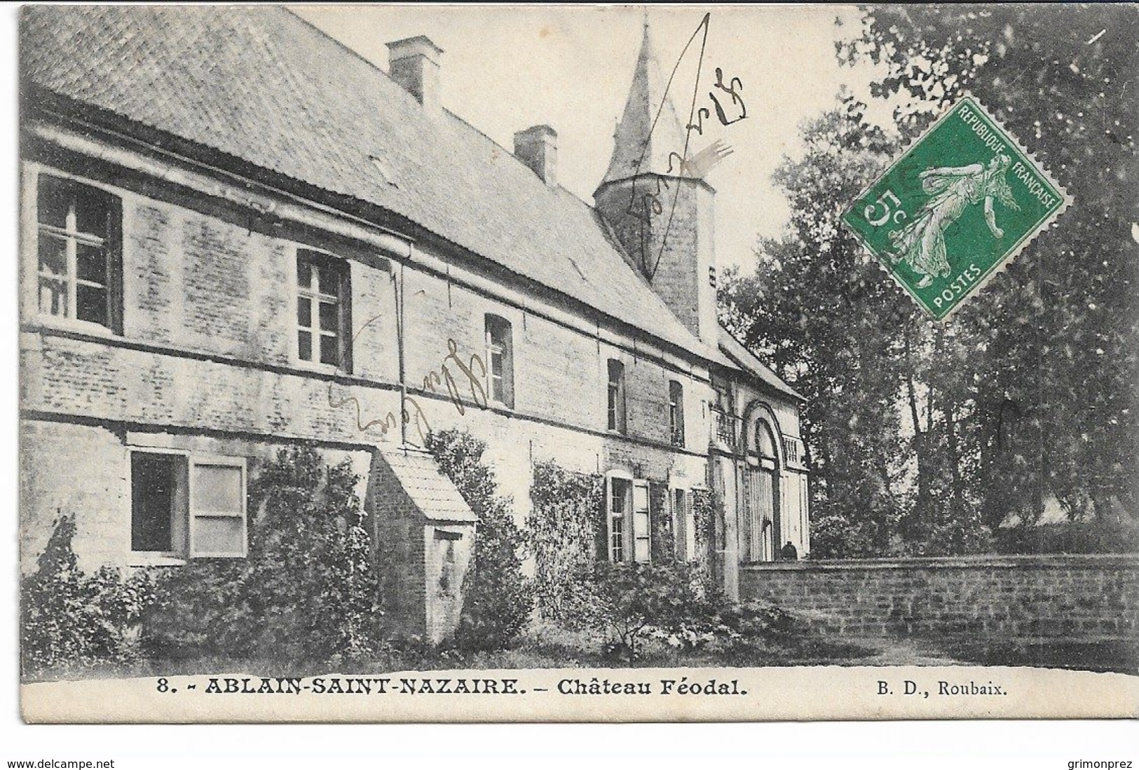 CPA PAS-DE-CALAIS ABLAIN-SAINT-NAZAIRE Château Féodal   N°8 - Other & Unclassified