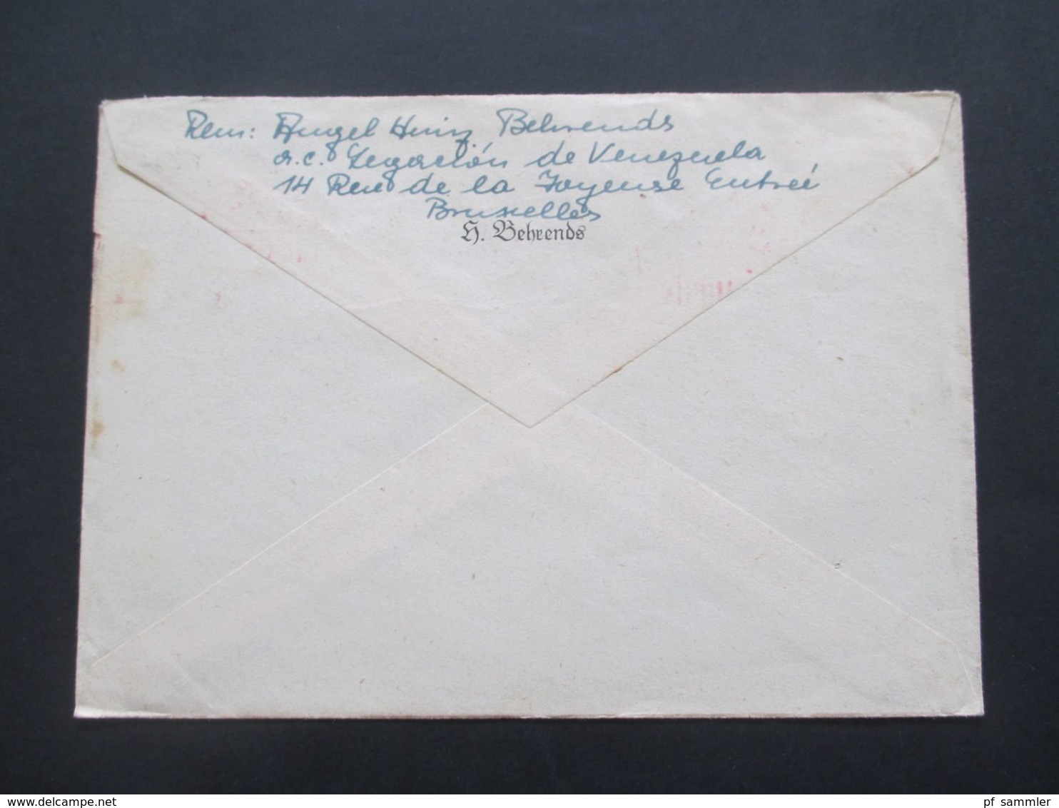 Belgien 1947 Belege Mit Zensurstempel US Civil Censorship Munich Nach Berchtesgaden Im Postamt Amerikanische Zone - Storia Postale