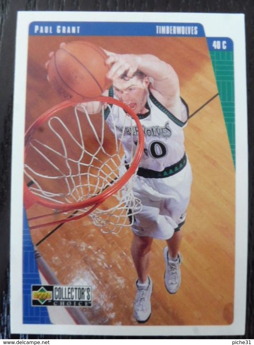 NBA - UPPER DECK 1997 - TIMBERVOLWES - PAUL GRANT - 1990-1999