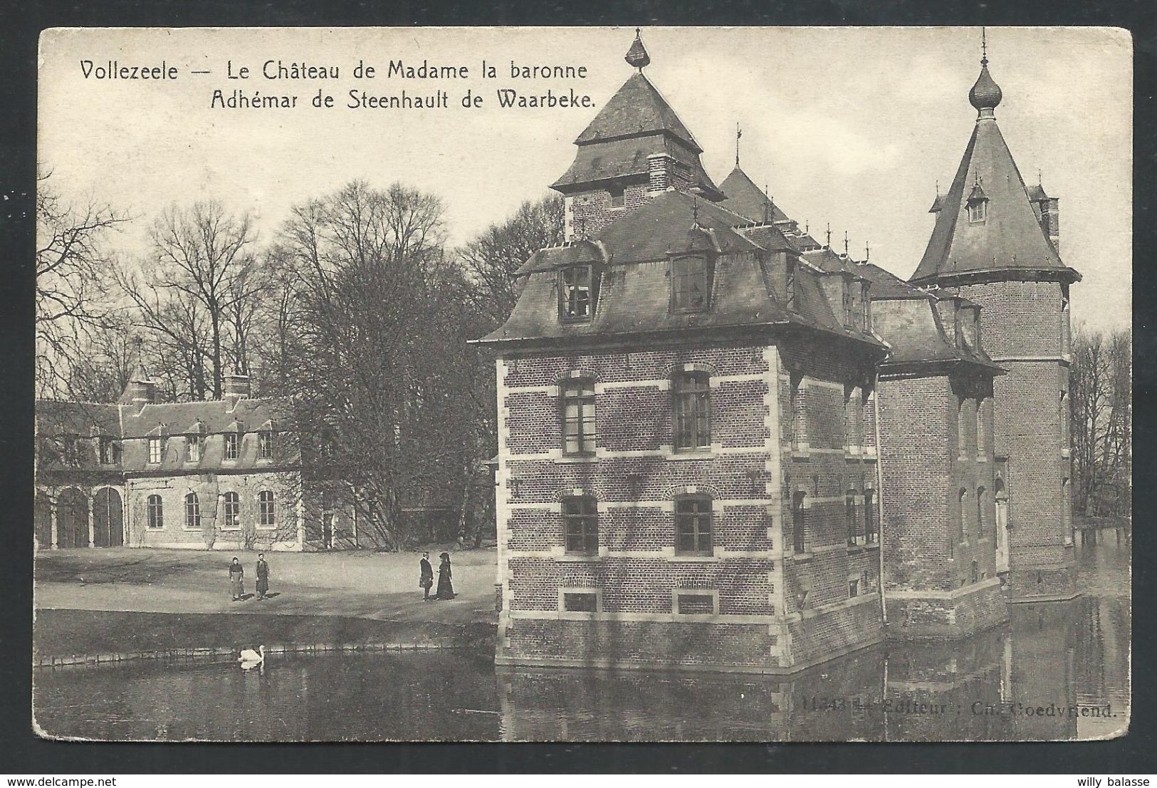 +++ CPA - VOLLEZEELE - Château De Madame La Baronne Adhémar De Steenhault De Waarbeke  // - Galmaarden