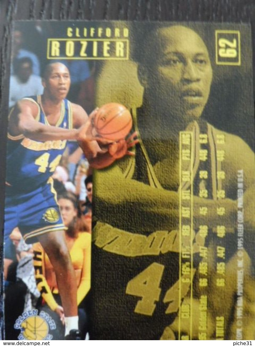 NBA - FLEER 1996 - WARRIORS - CLIFFORD ROZIER - 1990-1999