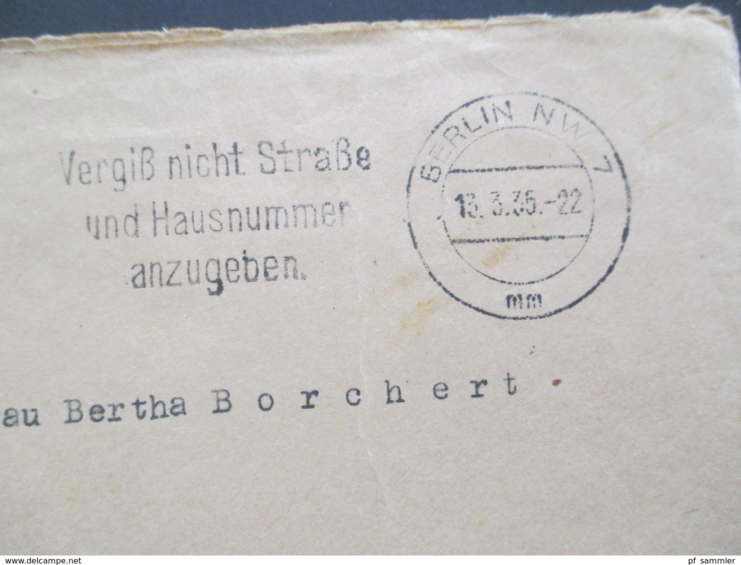 3.Reich 1935 Frei Durch Ablösung Reich Umschlag Der Reichsarbeitsminister Berlin W8 Nach Bln Hohenschönhausen - Covers & Documents