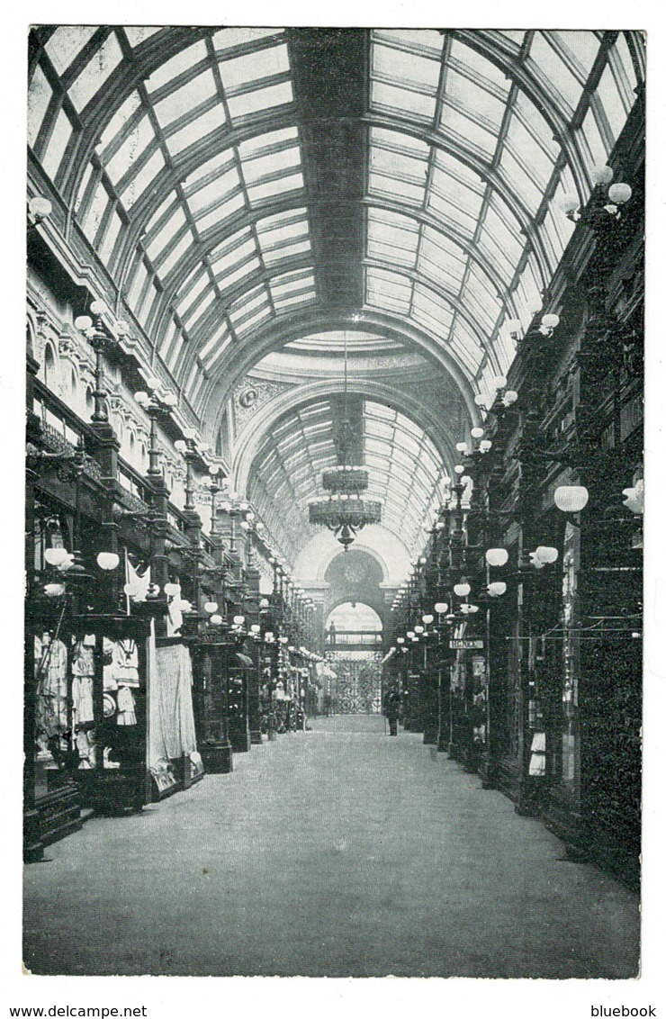 Ref 1371 - Early Postcard - Birmingham Victorian Arcade - Warwickshire - Birmingham