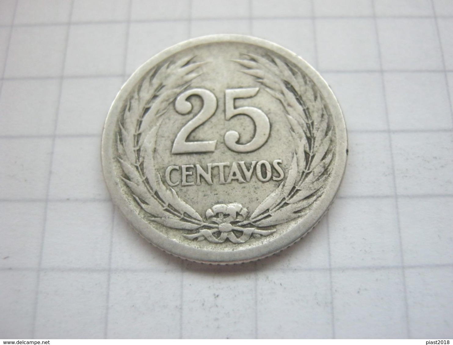 El Salvador , 25 Centavos 1953 - El Salvador