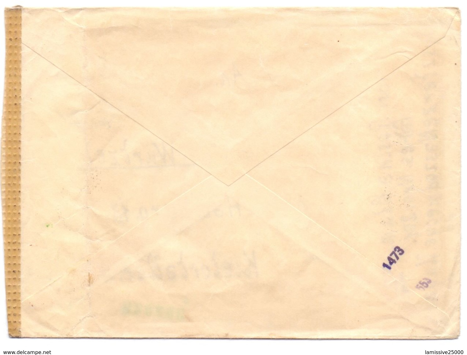 Hongrie Lettre En Franchsie Avec Censur De Petres Pour Hamburg Allemagne - Postmark Collection