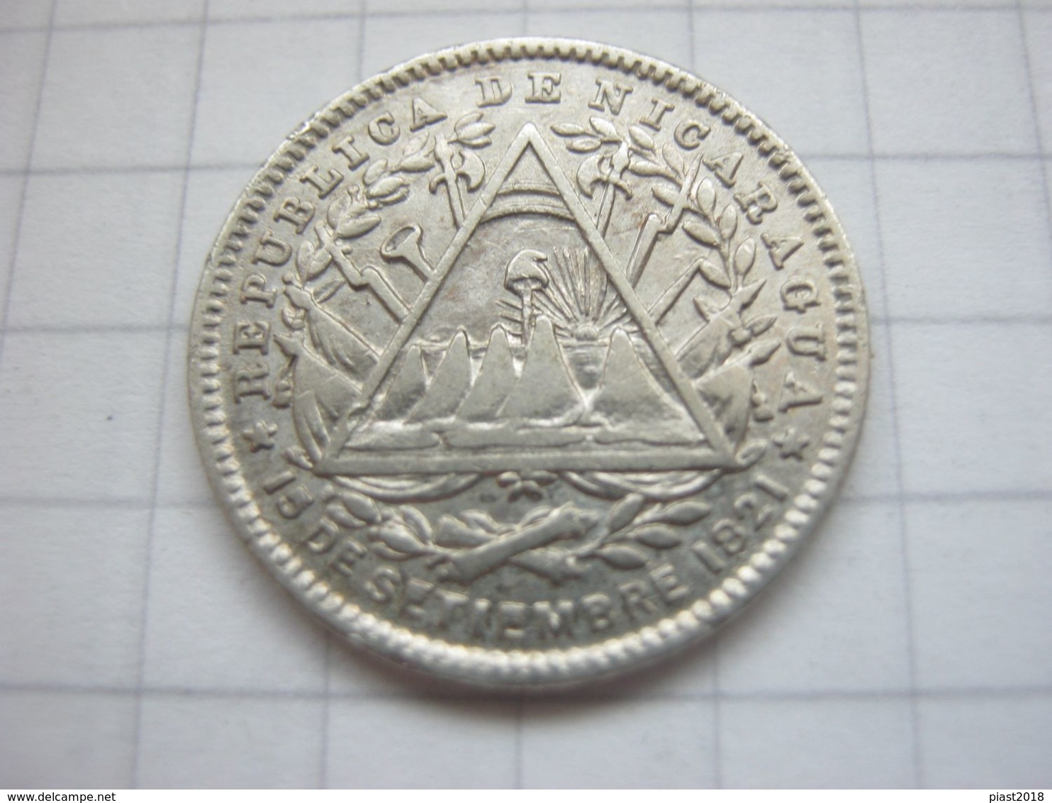 Nicaragua , 10 Centavos 1887 - Nicaragua