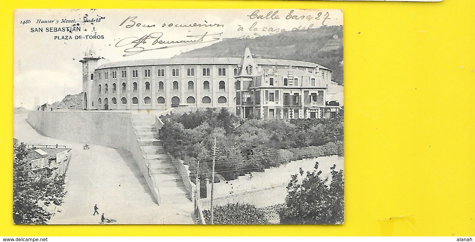 SAN SEBASTIAN Plaza De Toros (Hauser Y Menet) Espagne - Guipúzcoa (San Sebastián)