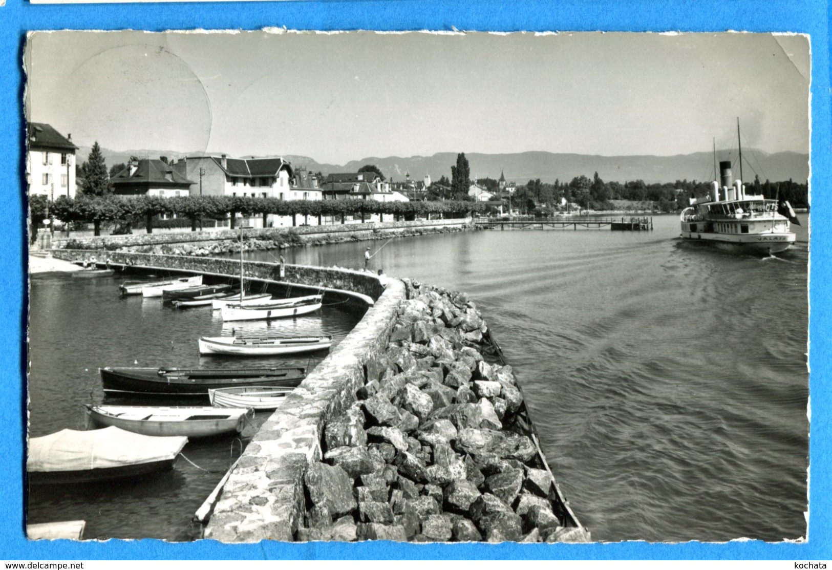 COV1079, Quai De Versoix, Lac Léman, Bateau, Artas, 1860, Circulée - Versoix