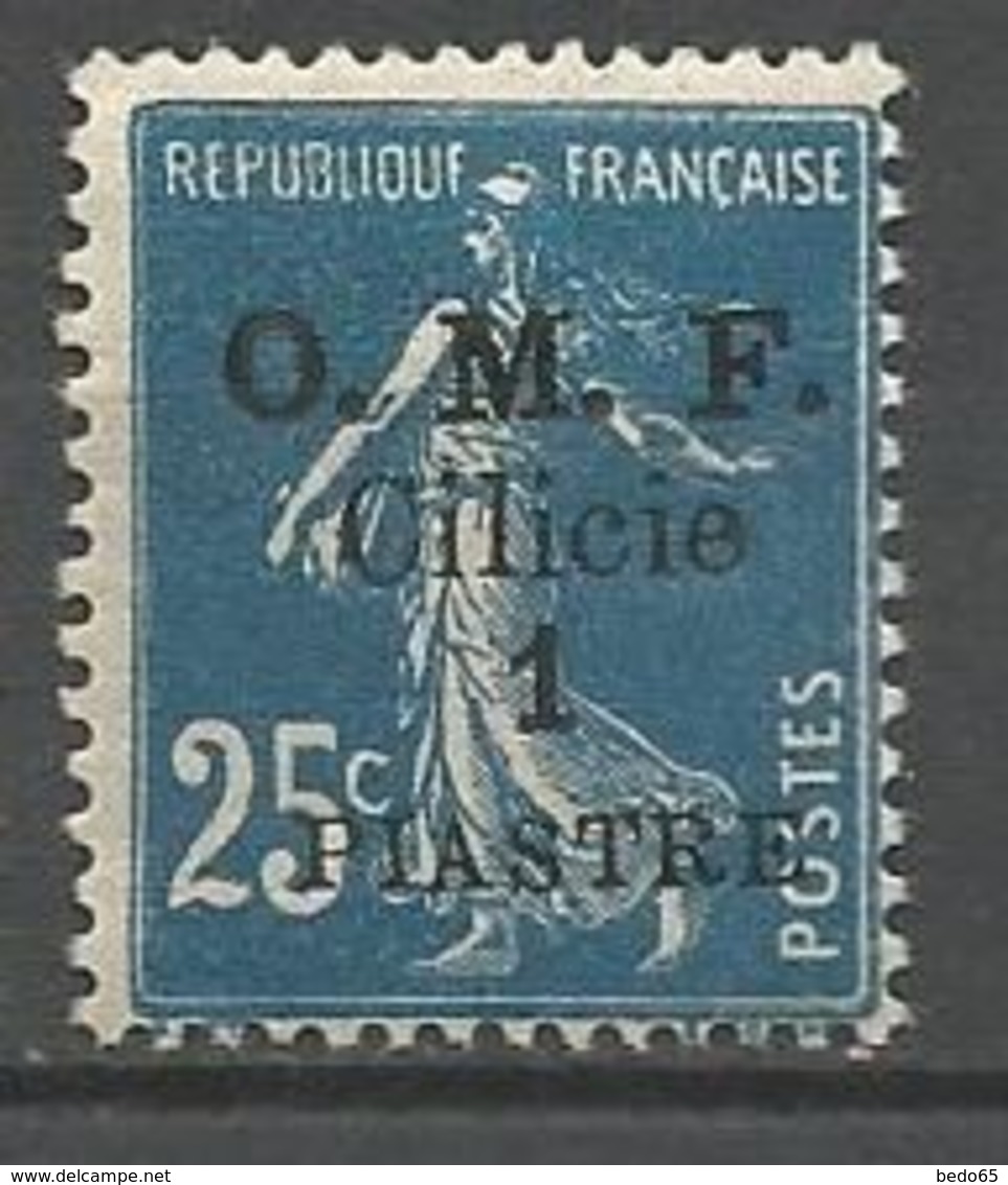 CILICIE N° 92 Papier Normal Aulieu De GC NEUF* CHARNIERE / MH / - Unused Stamps