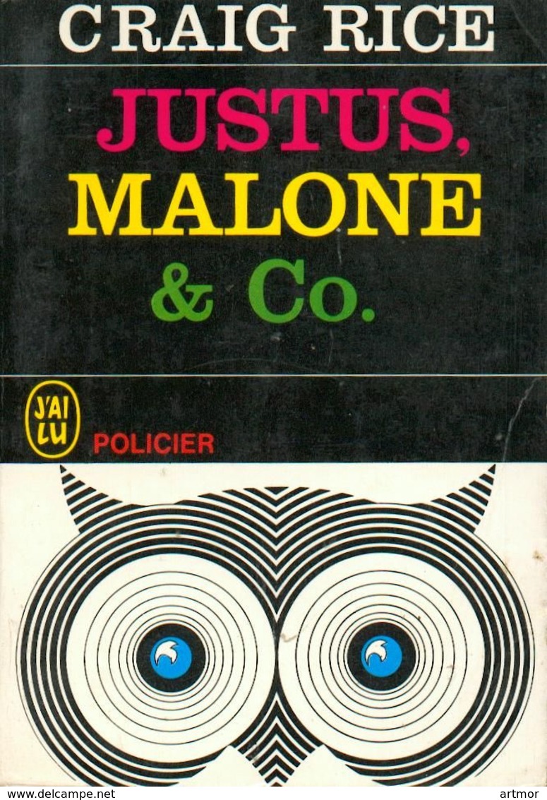 J'AI LU POLICIER N°P31 - 1965 -  C  RICE -  JUSTUS MALONE AND CO - J'ai Lu
