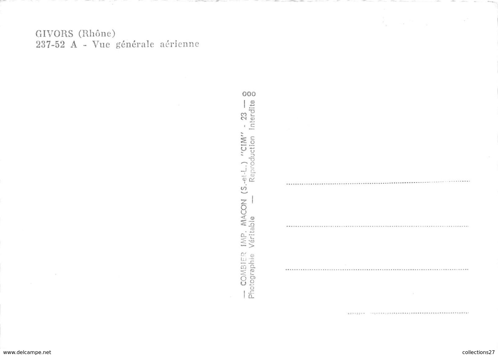 69-GIVORS- VUE GENERALE AERIENNE - Givors