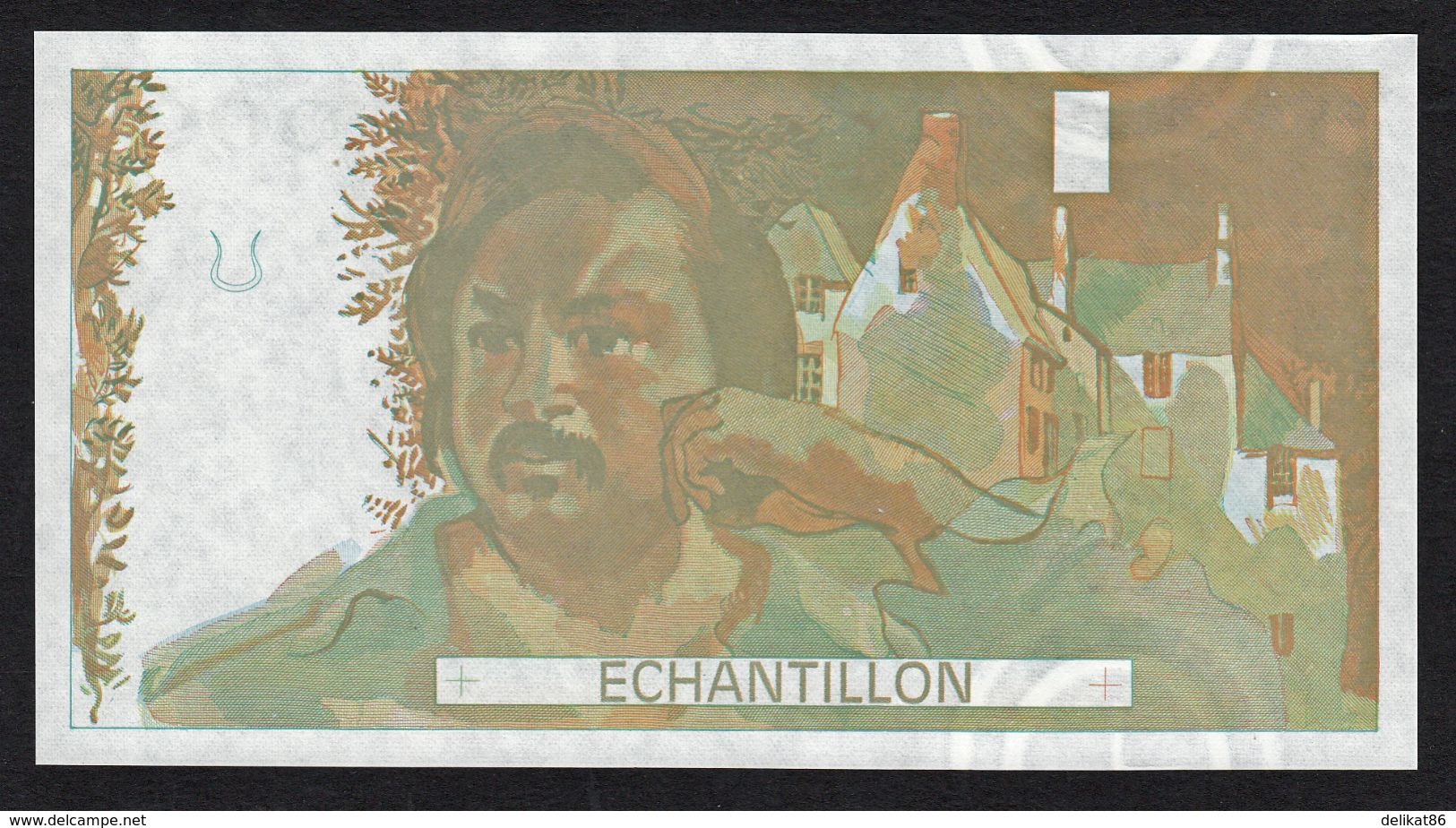 Probedruck Testbanknote Specimen Frankreich 1988 Echantillion Balzac - Fiktive & Specimen