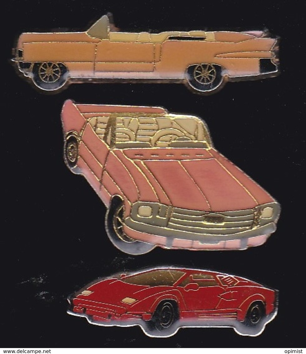 65432-Lot De 3 Pin's.Automobile.voiture. - Autres & Non Classés