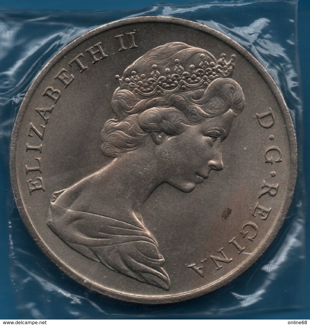 GIBRALTAR 1 CROWN 1967 KM# 4 	Queen Elizabeth II - Gibraltar