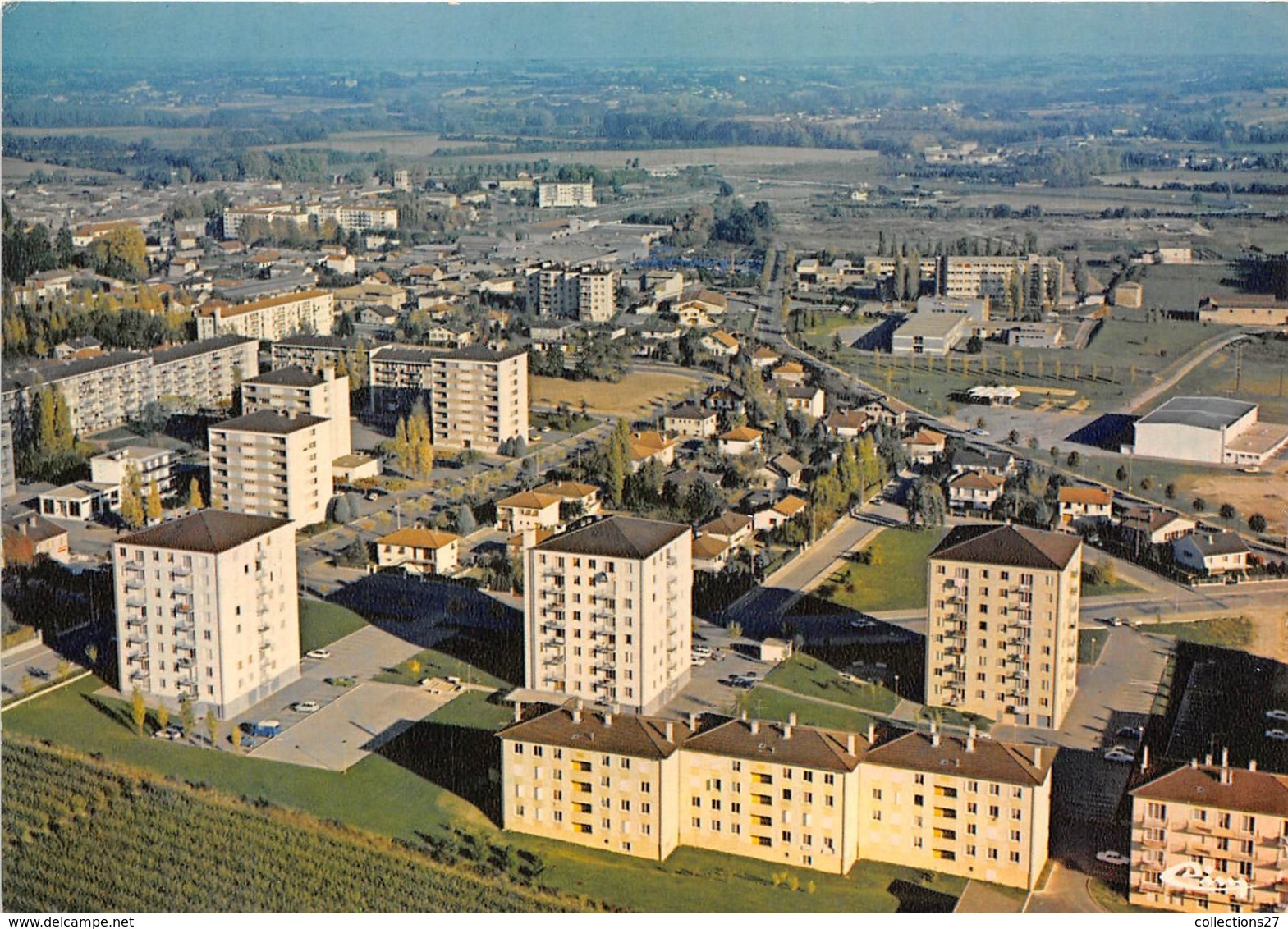 69-BELLEVILLE- VUE GENERALE AERIENNE - Belleville Sur Saone