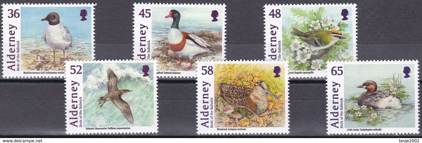 Tr_ Alderney 2011 - Mi.Nr. 409 - 414 - Postfrisch MNH - Tiere Animals Vögel Birds - Other & Unclassified