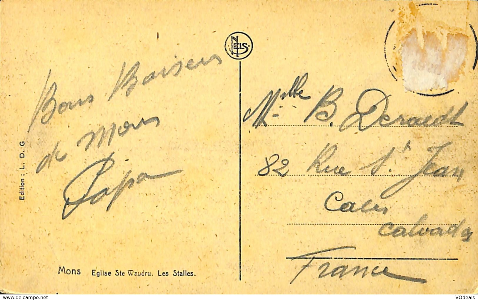 028 192 - CPA - Belgique - Mons - Eglise Ste Waudru - Les Stalles - Mons