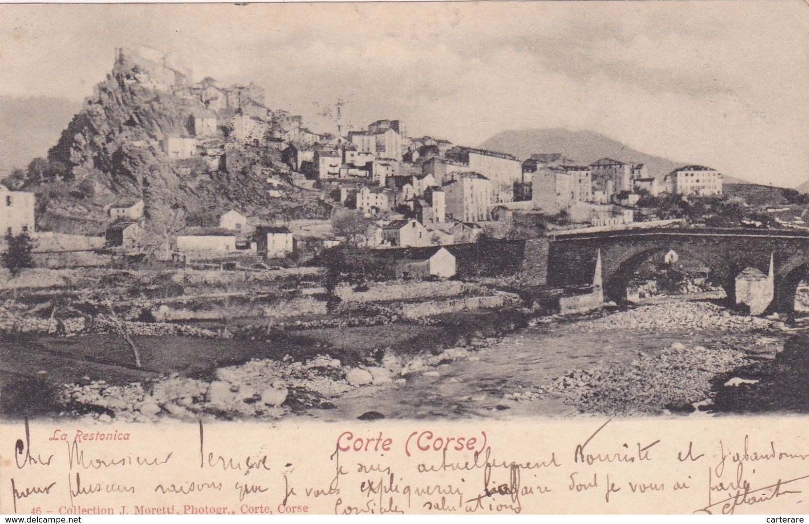 HAUTE CORSE,CORSICA,CORTI,CORTE,1900,RARE - Corte