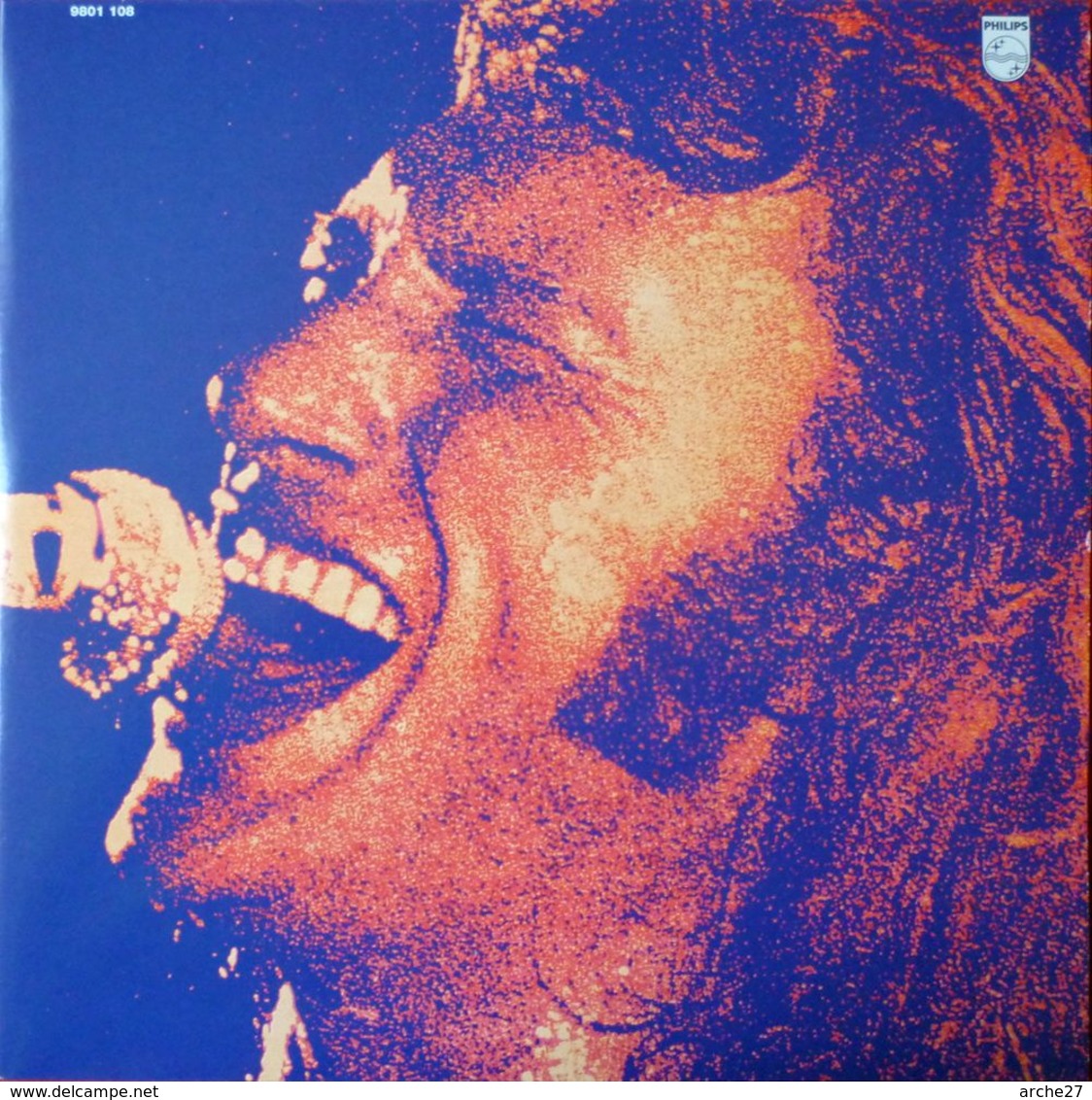 JOHNNY HALLYDAY - LP - 2 X 33T - Disque Vinyle Couleur Violet - Live At The Palais Des Sports Paris - Numéroté 0279 - Rock