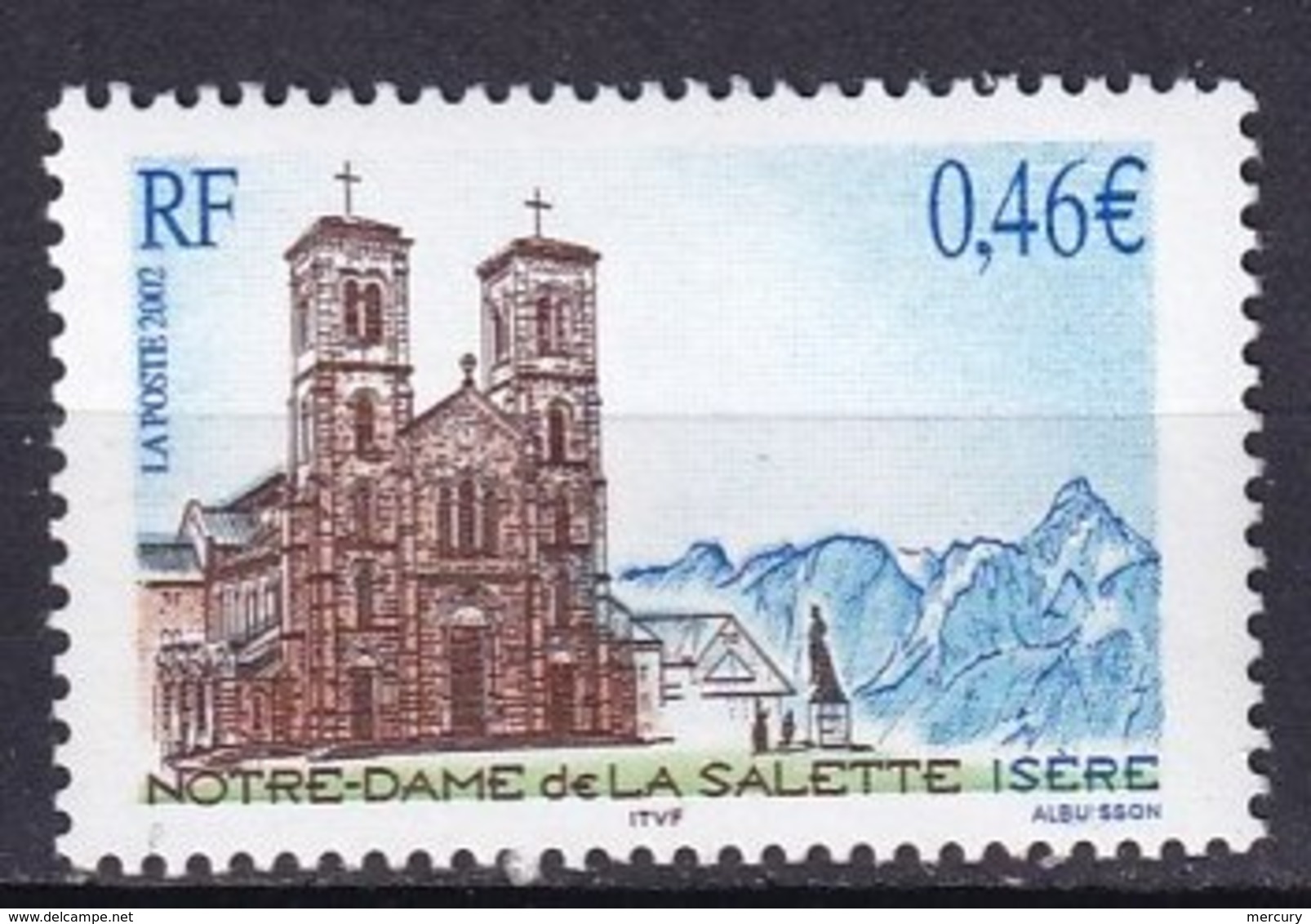 FRANCE - Notre-Dame De La Salette Quasi Sans Phosphore Neuf TTB - Used Stamps