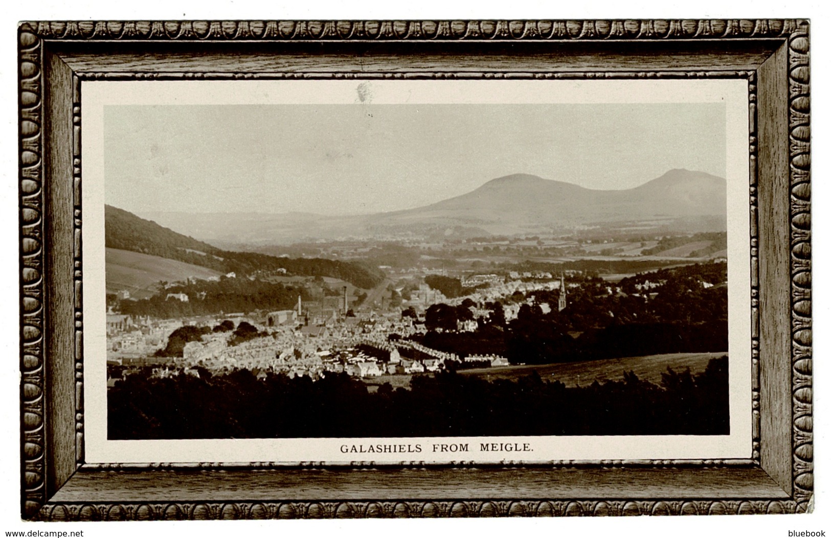 Ref 1372 - 1912 Real Photo Postcard - Galashiels From Meigle Roxburghshire Scotland Borders - Roxburghshire