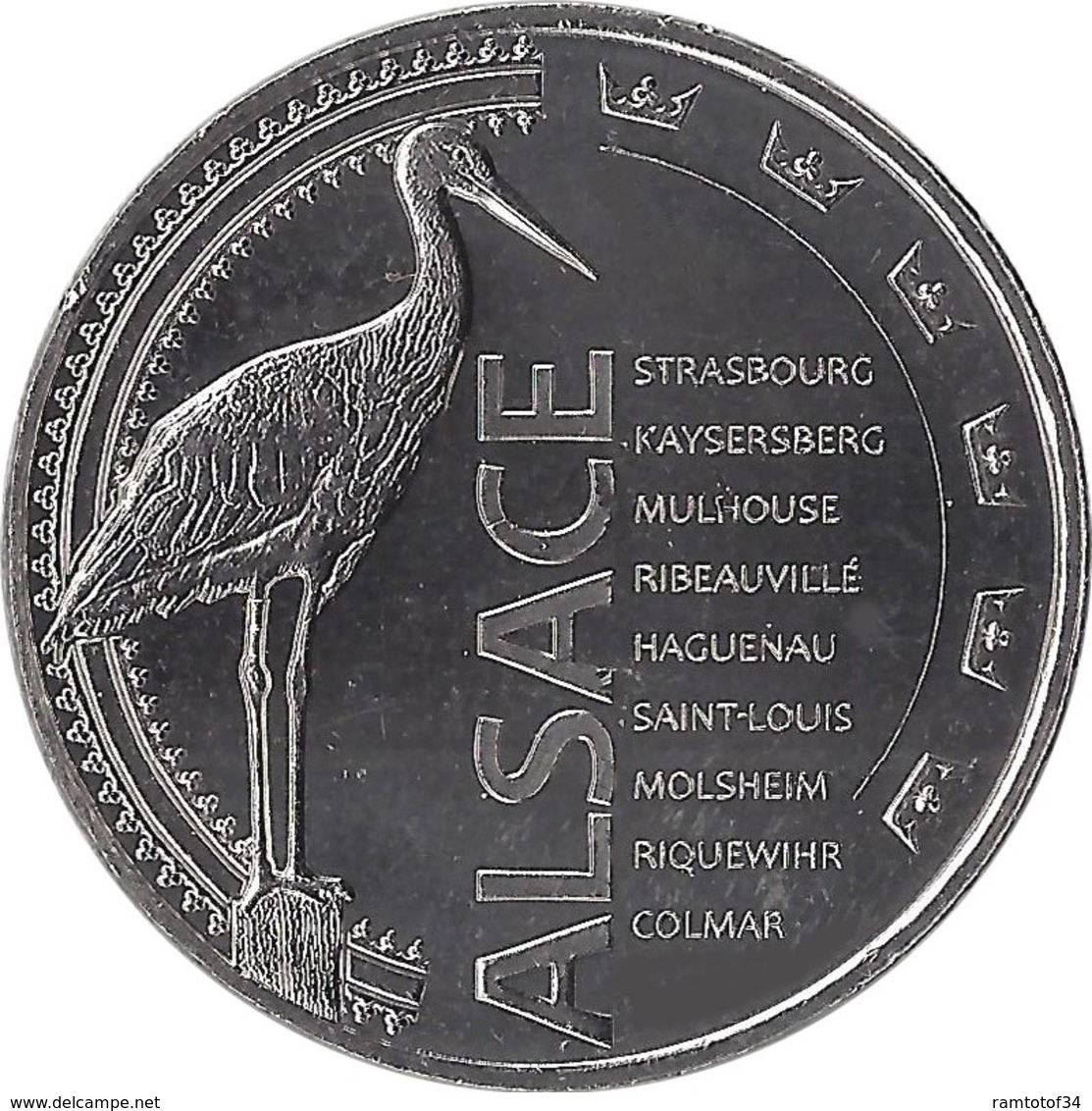 2019 - INFOPUCE - OMS - La Cigogne (blanche) / MONNAIE DE PARIS - 2019