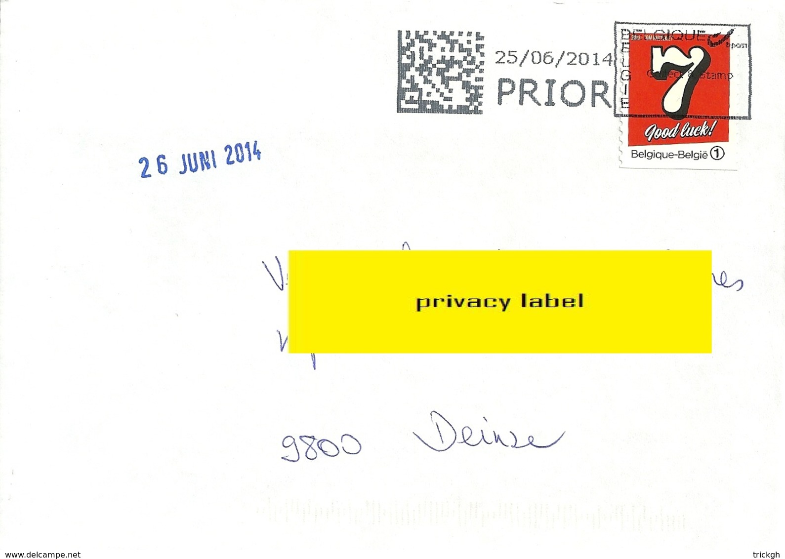 Prior Collect & Stamp 2014 >> Deinze - Covers & Documents