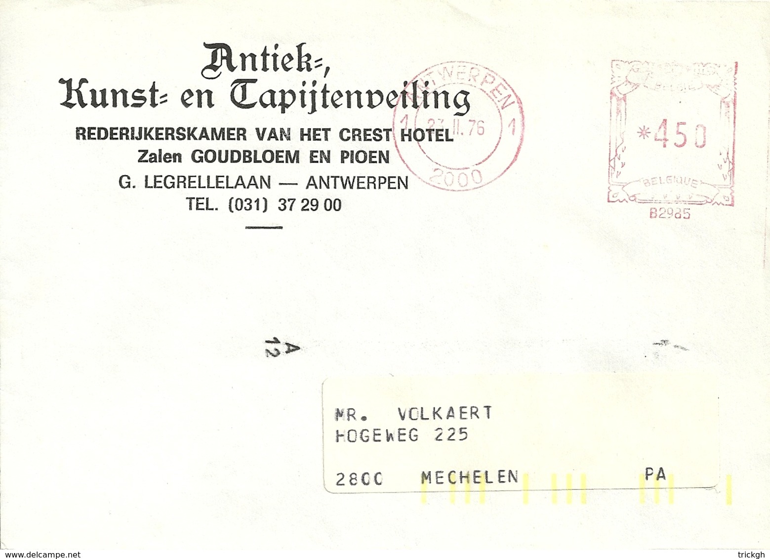 Antwerpen 1976 >> Mechelen - Sonstige & Ohne Zuordnung