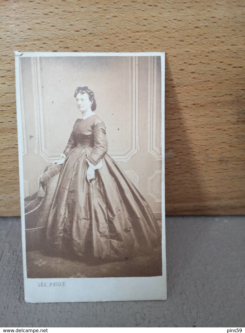CDV PARIS SEE FEMME - Old (before 1900)