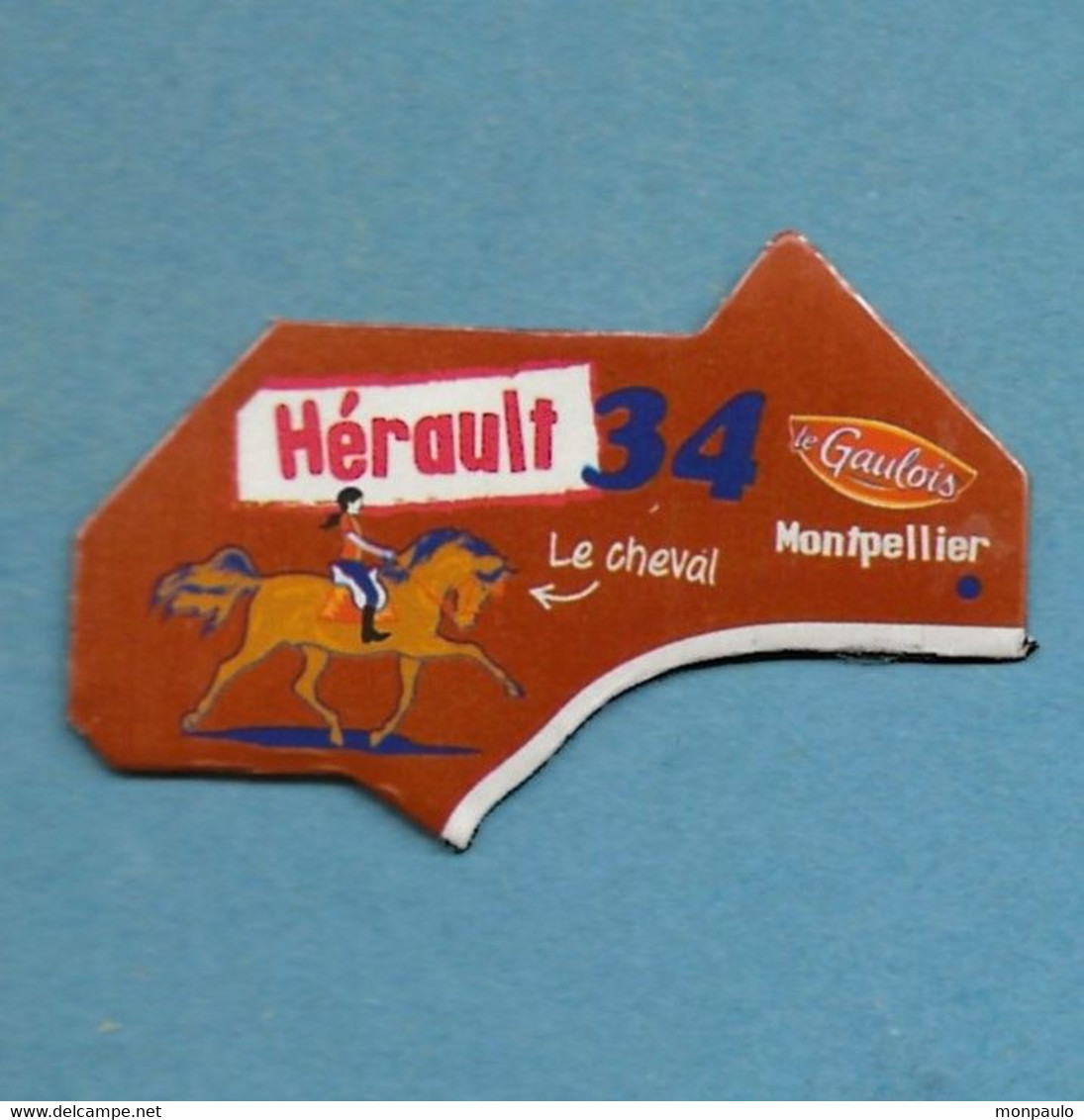 Magnets. Magnets "Le Gaulois" Départements Français. Hérault (34) (le Cheval) - Andere & Zonder Classificatie