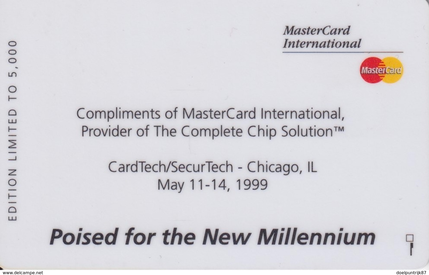 Millennium Mastercard CardTech '99 - Cartes De Salon Et Démonstration