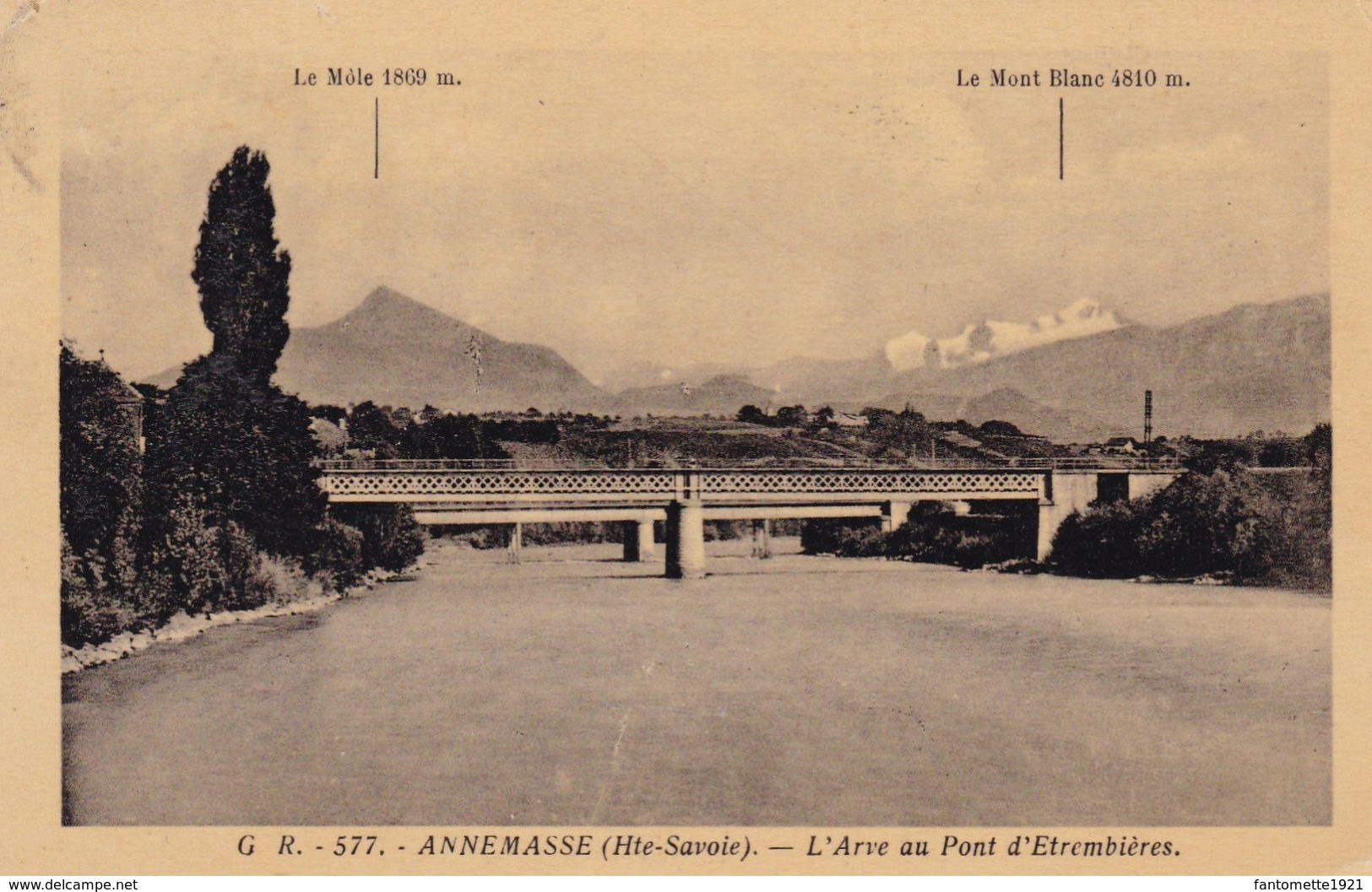 ANNEMASSE L'ARVE AU PONT D'ETREMBIERES (dil453) - Annemasse