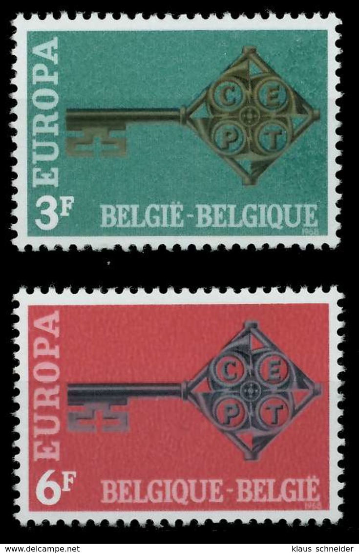 BELGIEN 1968 Nr 1511-1512 Postfrisch X9D163A - Nuevos