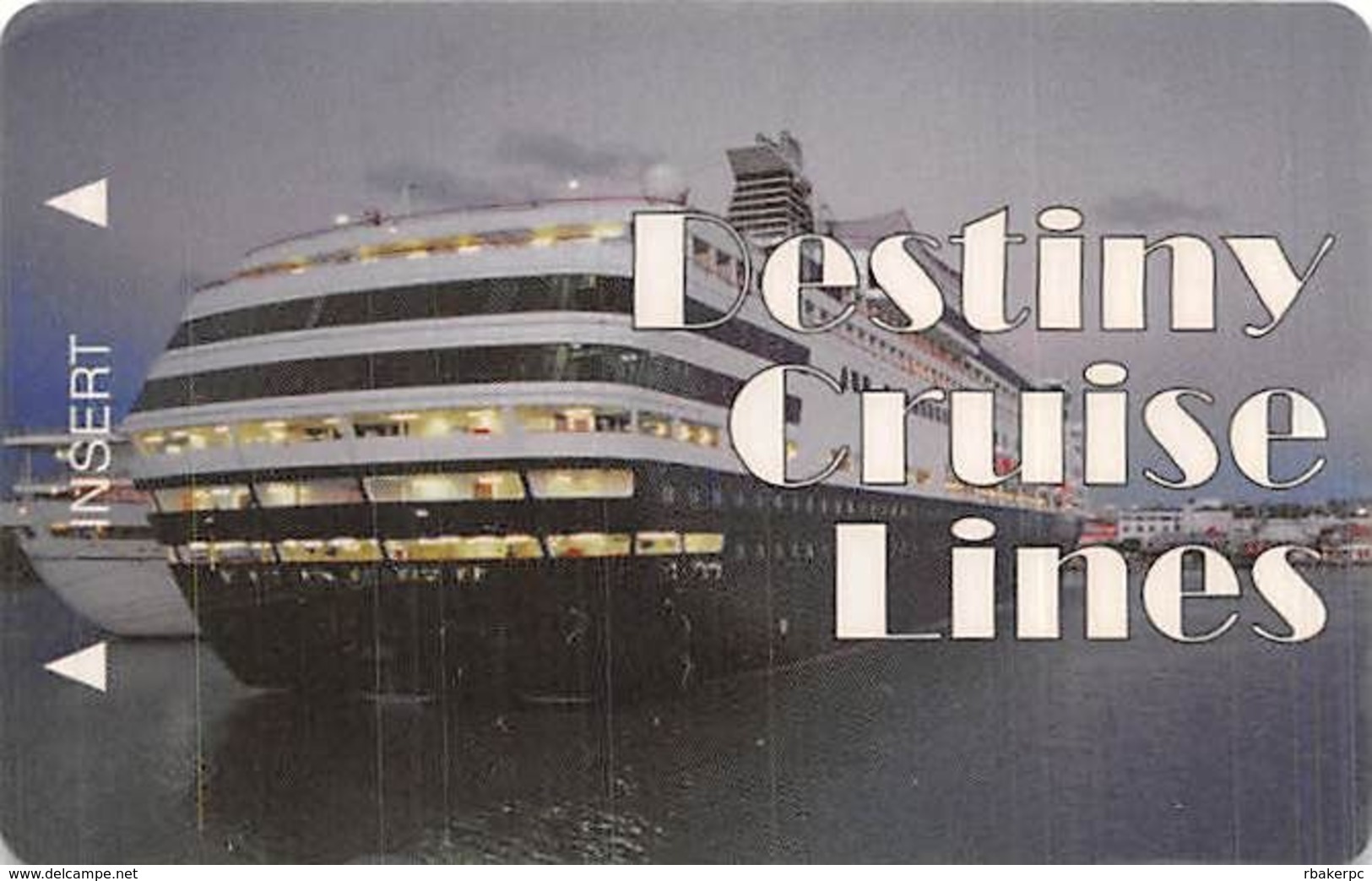 Trivista Plastics Sample Plastic Cruise Ship Card - Autres & Non Classés