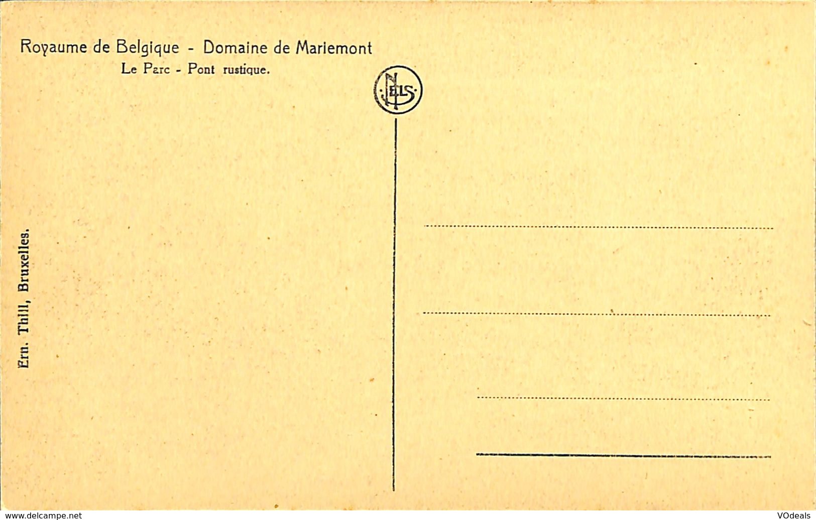 028 243 - CPA - Belgique - Domaine De Mariemont - Le Parc - Morlanwelz