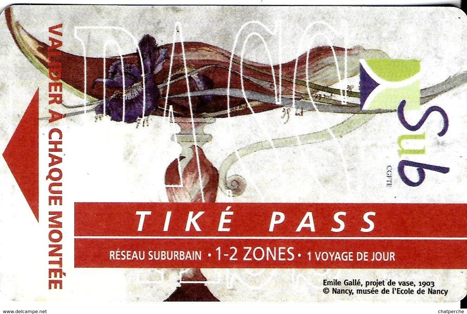 7 TITRES TRANSPORT BILLETS TICKETS AUTOBUS  RÉSEAU STAN NANCY TIKE PASS