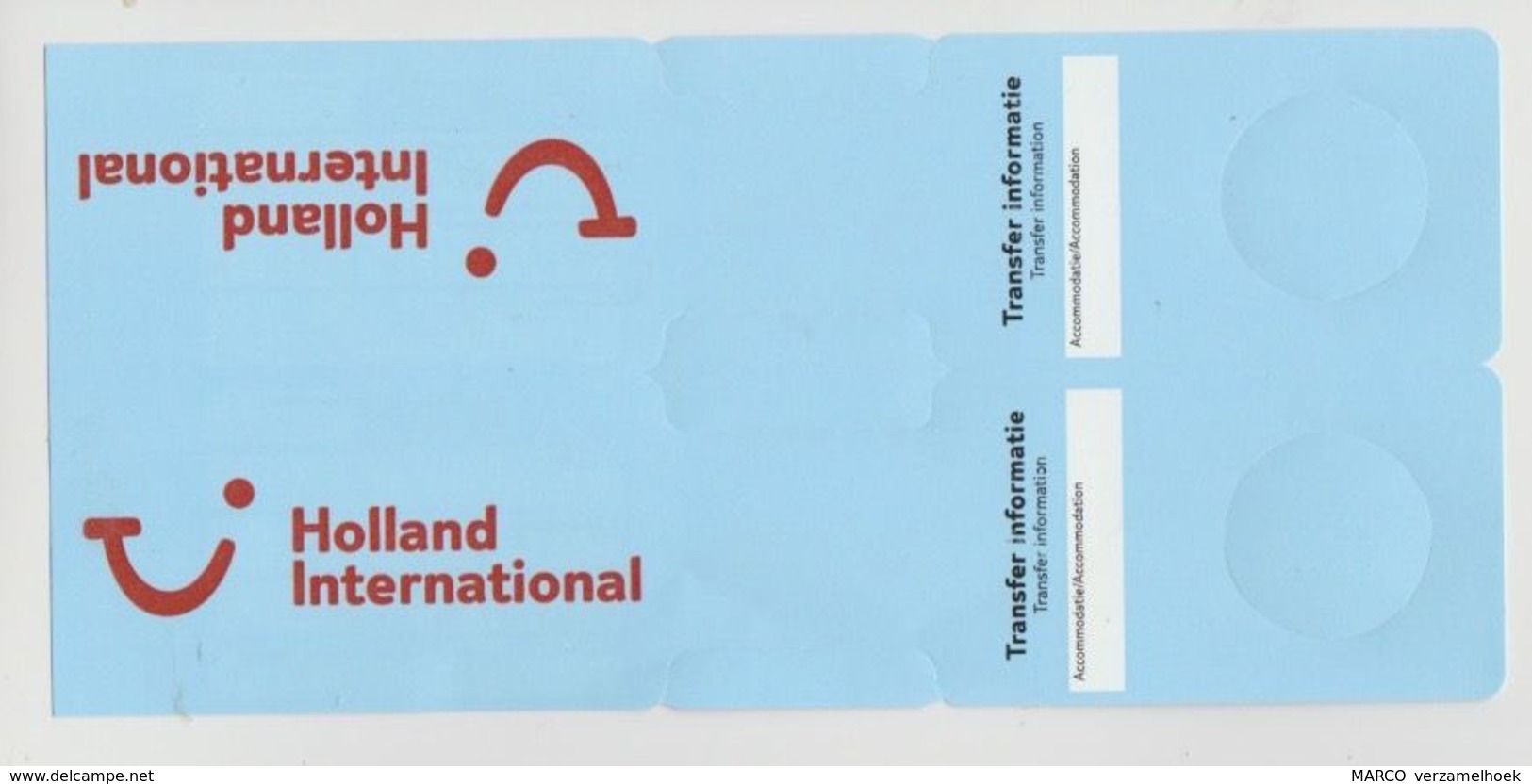 Luggage Tag-kofferlabel Holland International - Aufklebschilder Und Gepäckbeschriftung
