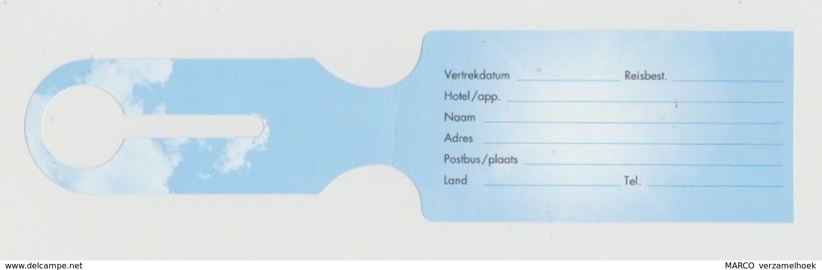 Luggage Tag-kofferlabel Toerkoop Reisburo - Baggage Etiketten