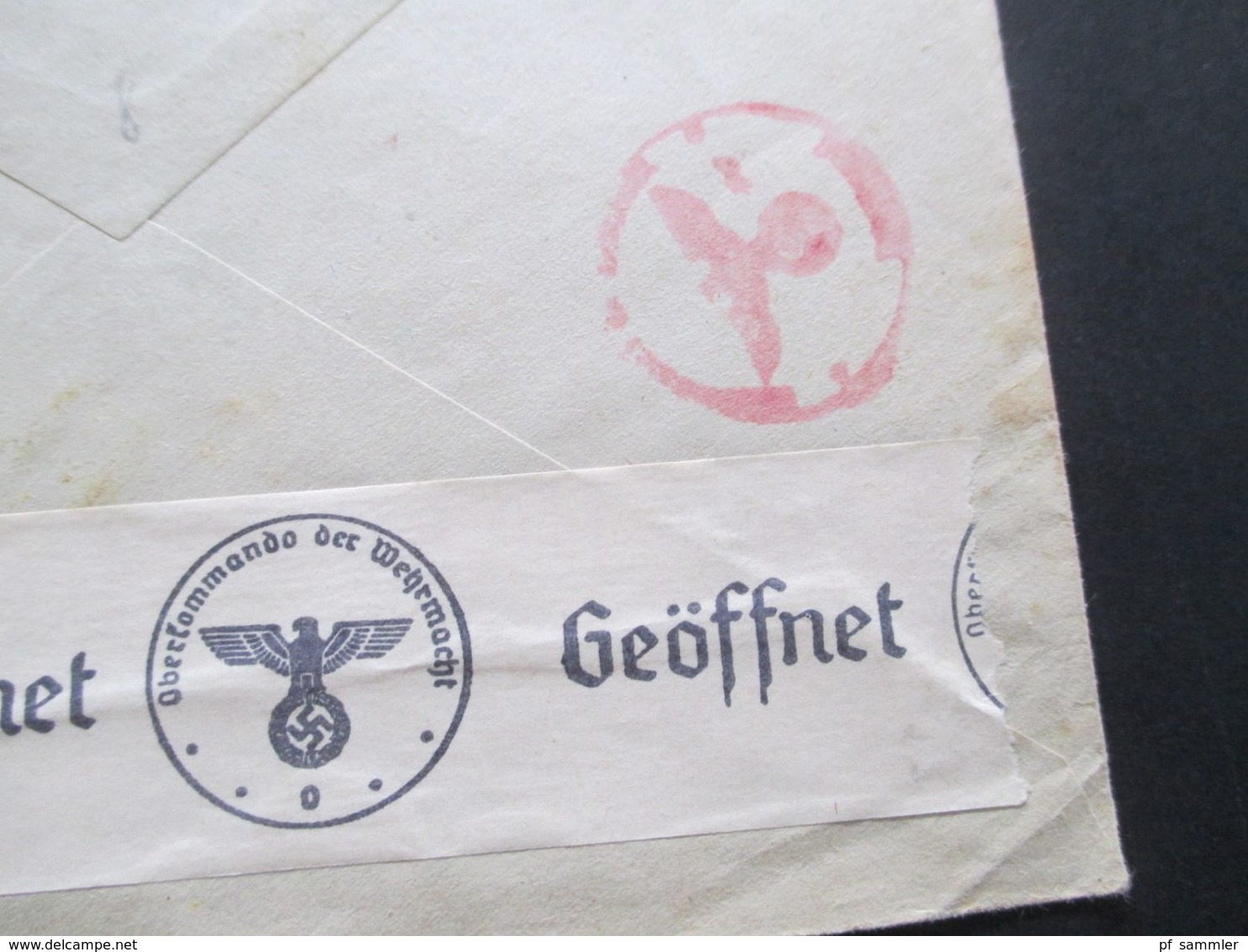 Dänemark 1941 Brief Stempel Landbrukshogskolen Ias Innerhalb Dänemarks Mit OKW Zensur / Zensurstereifen + Stempel - Storia Postale