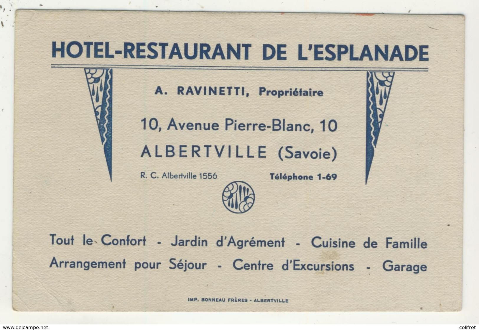 73 - Albertville - Hôtel-Restaurant De L'Esplanade - Albertville