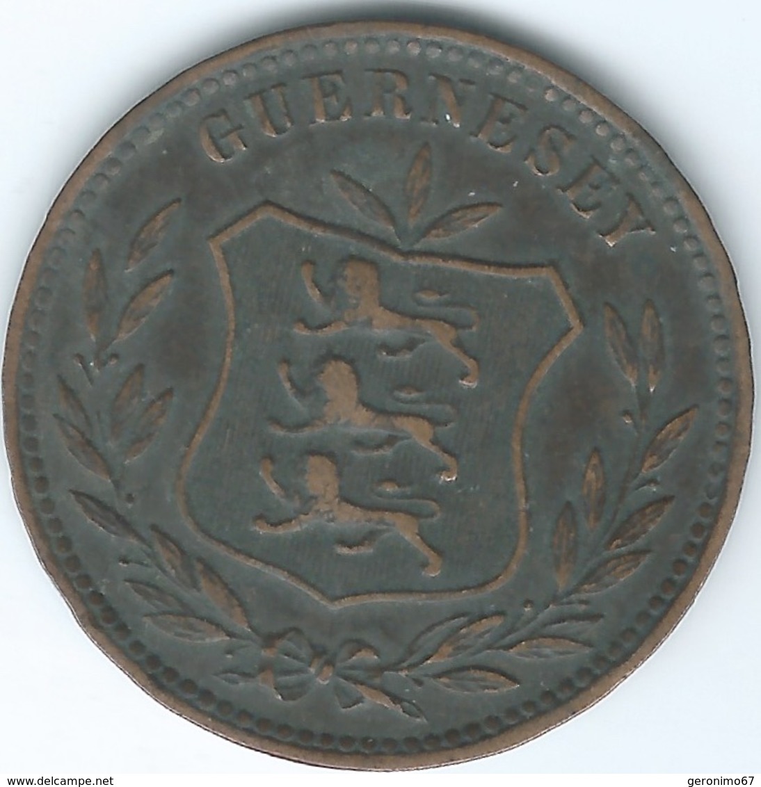 Guernsey - 1902 - 8 Doubles - KM7 - Guernesey