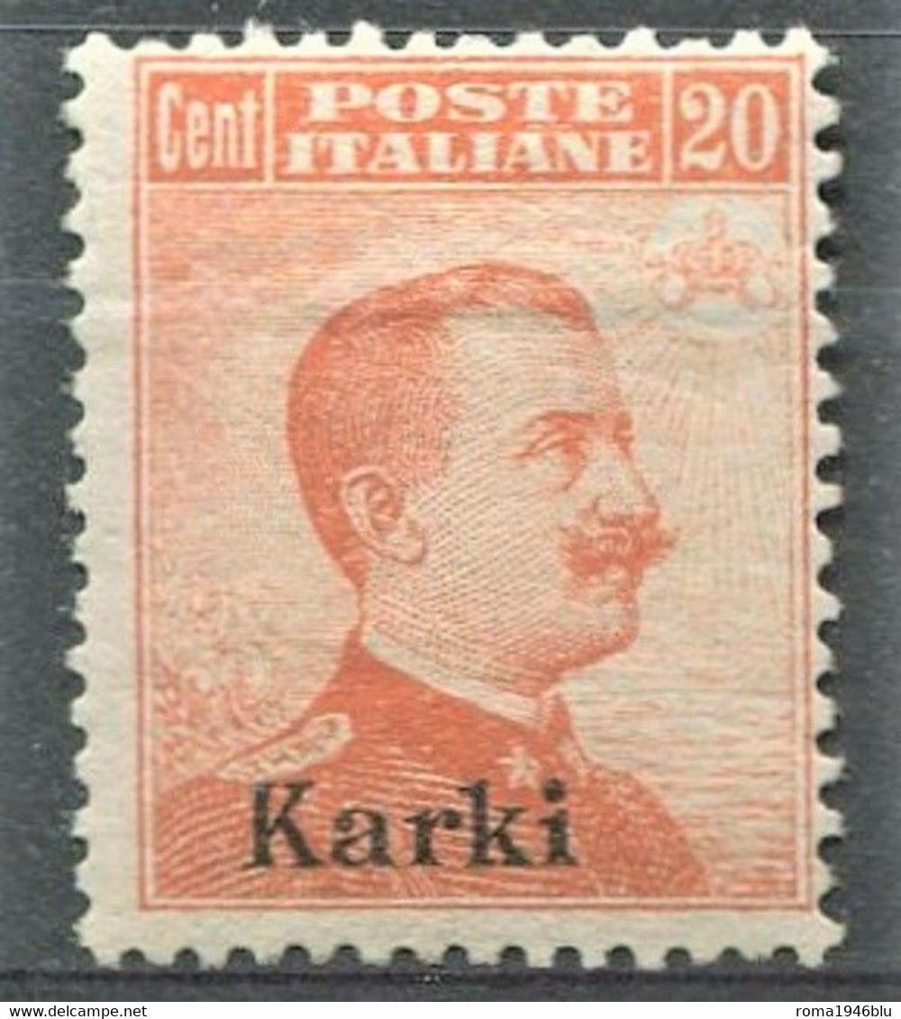 EGEO CARCHI 1917 20 C. SASSONE N.9 ** MNH - Ägäis (Carchi)