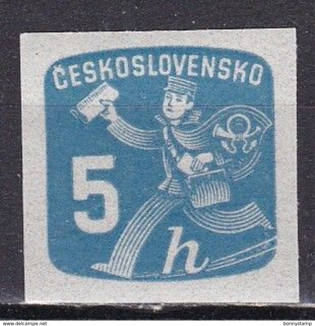 Cecoslovacchia, 1945 - 5h Newspaper Delivery Boy - Nr.P27 MNH** - Newspaper Stamps