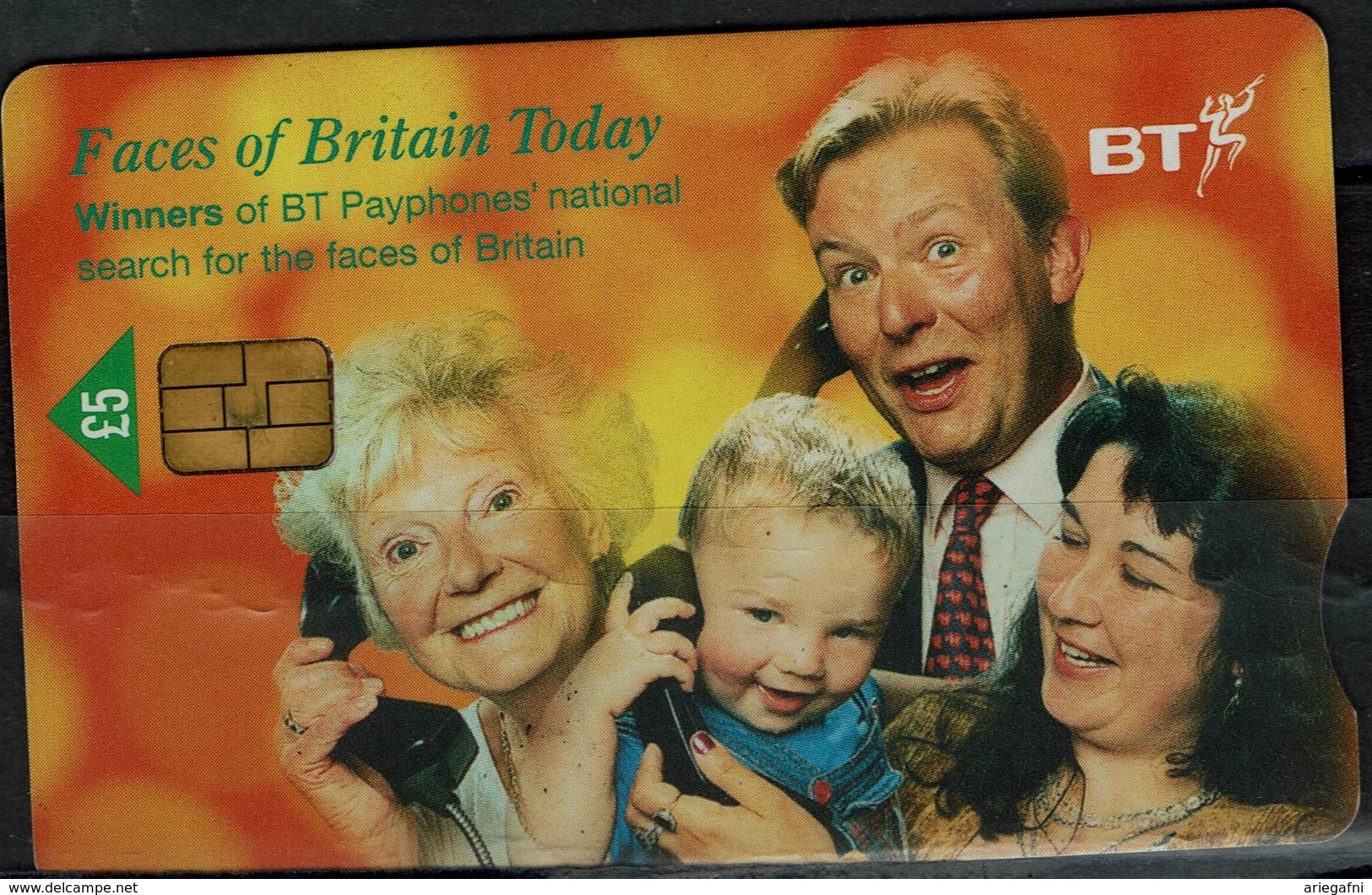 UNITED KINGDOM 2002 PHONECARD BT FACES OF BRITAIN TODAY USED VF!! - BT Generale