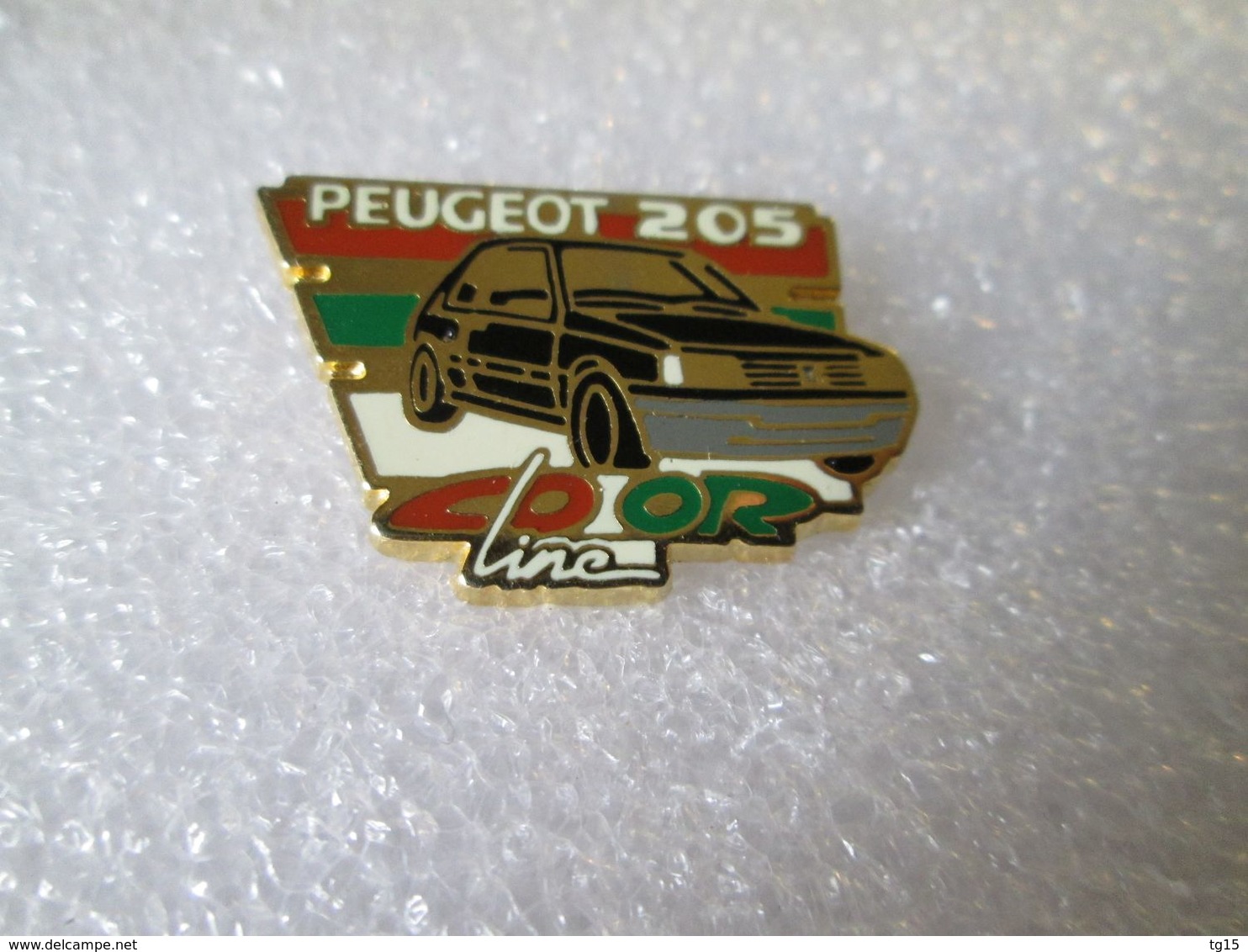 PIN'S   PEUGEOT  205 Color Line  Noir  Helium  Zamak - Peugeot